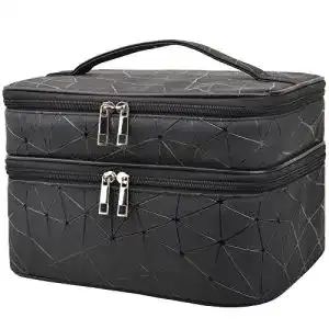 Beauty-Case Mkpcw Kosmetiktasche groß wasserdichte Kulturtasche