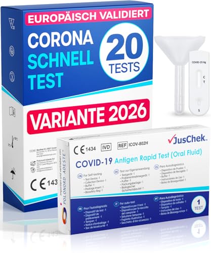 Coronavirus Schnelltest Polonord Adeste 20 Stück für COVID-19