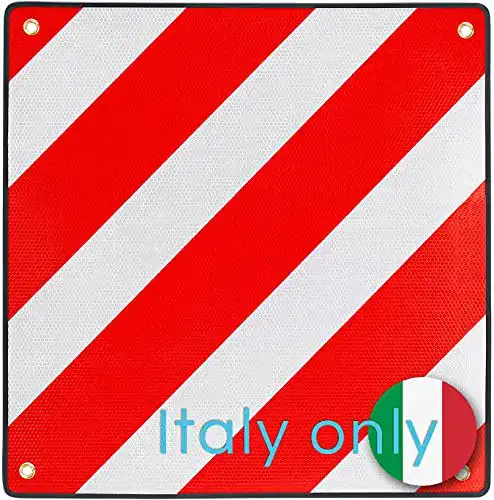 Warntafel Italien Planger 50 x 50 cm reflektierend