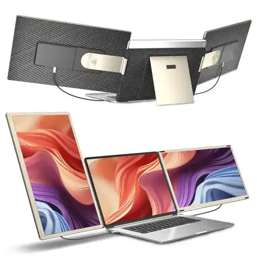 Triple-Screen Siaviala Laptop Screen Extender 15,6 Zoll tragbarer Monitor