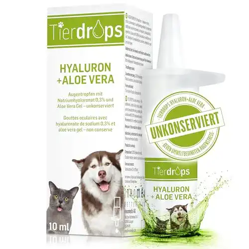 Augenpflege für Hunde und Katzen 0,30% Hyaluron und Aloe Vera