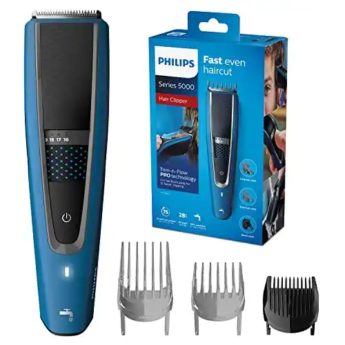 Philips Haarschneider Series 5000 mit Trim-n-Flow-Pro-Technologie