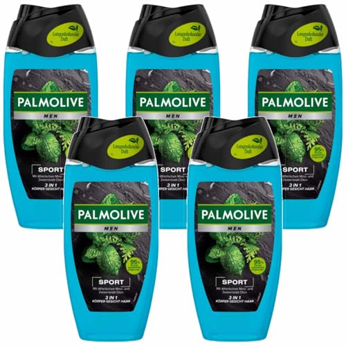 Palmolive Men Duschgel 3in1 Sport mit ätherischem Minz- und Zedernöl