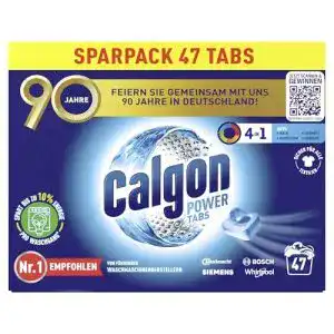 Calgon 4-in-1 Power Tabs für Waschmaschinen zur Kalkvermeidung