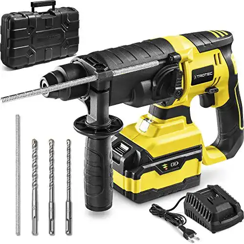 Akku-Bohrhammer Trotec PRDS 20-20V mit 20V Lithium-Ionen-Akku