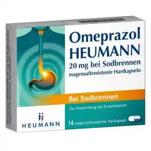 Sodbrennen Tabletten Heumann Omeprazol zur Linderung von Magenbeschwerden