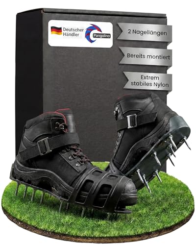 Rasenlüfter Schuhe Pangolino mit Nagellängen 42 mm und 60 mm