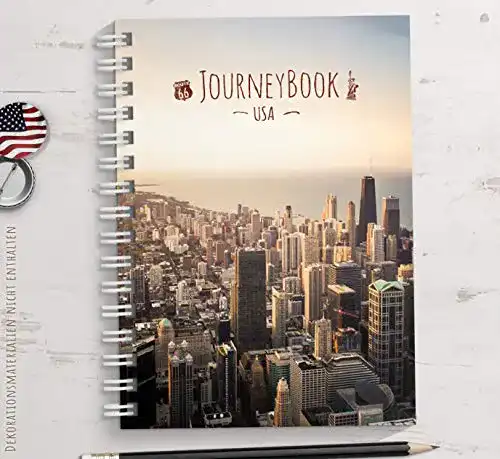 Reisetagebuch Kipitan USA/Amerika zum Selberschreiben oder als Geschenk