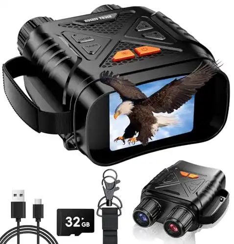 Fernglas mit Kamera und Nachtsichtgerät bis 800m für Jagd und Camping