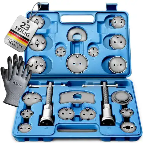 Bremskolbenrücksteller Set von TRESKO mit 22 Teilen und Kunststoffkoffer
