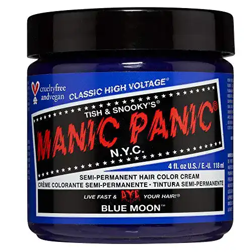 Manic Panic Blue Moon Haarfarbe, semipermanente Creme, 118 ml