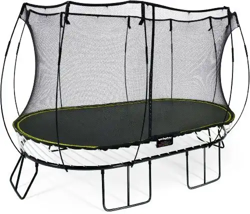 Springfree Trampolin O92 – Ovales Trampolin 240×400 cm mit Sicherheitsnetz