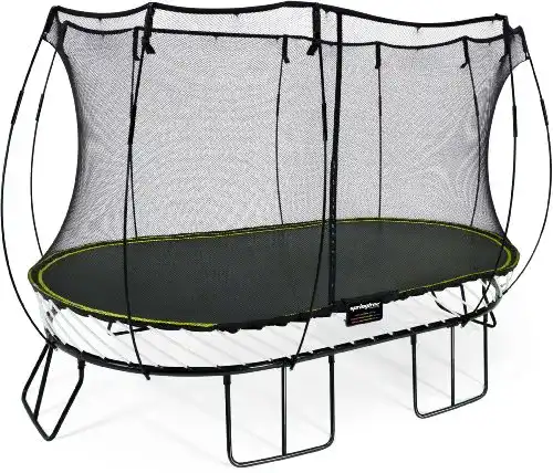 Springfree Trampolin O92 – Ovales Trampolin 240×400 cm mit Sicherheitsnetz
