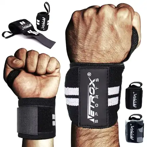 Handgelenkbandage für Fitness und Kraftsport von Netrox Sports