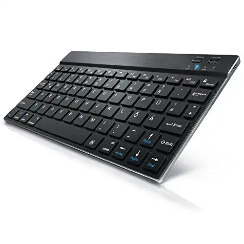 CSL Computer iPad Tastatur – Ultra Slim Bluetooth Tastatur