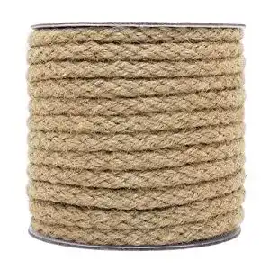 Hanfseil Tenn Well 8 mm Juteseil, 15 m geflochtenes Gartenseil