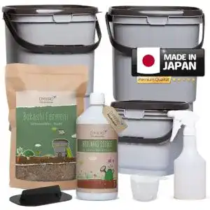 Bokashi Eimer Starterset mit EM aktiv und Bokashi Ferment