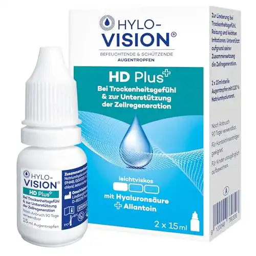 Augentropfen Hylo-Vision HD Plus für Befeuchtung und Schutz
