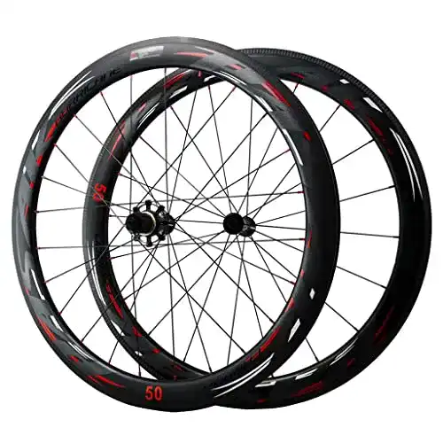 Carbon Rennrad Laufradsatz 700C für Drahtreifen und V-Bremse