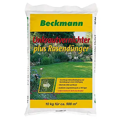 Rasendünger mit Unkrautvernichter Beckmann Rasendünger Plus 10 kg