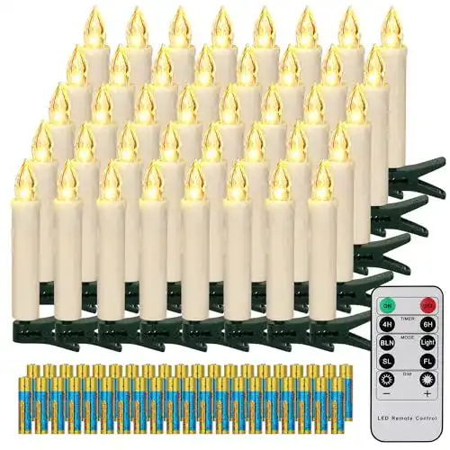 Kabellose Christbaumkerzen FREEPOWER 40er LED