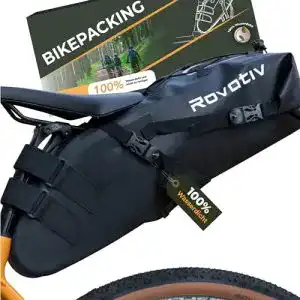 Rovativ Bikepacking Satteltasche für MTB, 10 Liter Volumen