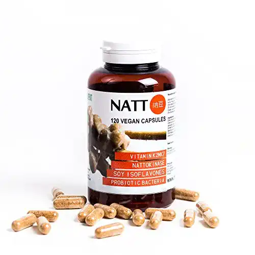 Nattokinase Bio Kapseln mit Vitamin K2mk7 – 120 vegane Kapseln