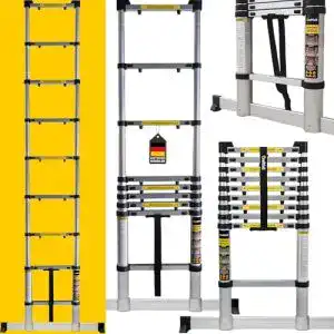 Anlegeleiter Craftfull Aluminium Teleskopleiter für vielseitige Anwendungen