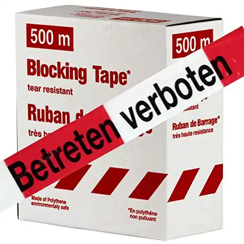 Absperrband 500m KDS Betreten verboten Warnband für Sicherheitsbereiche