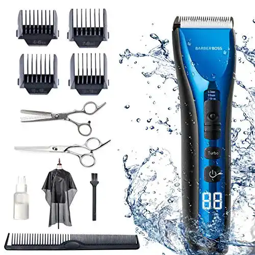 Akku-Haarschneider von Barberboss für präzises Haarscheiden und Bartpflege