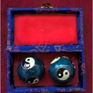 Qi-Gong-Kugeln Berk Berg Klangkugeln in Blau für Entspannung