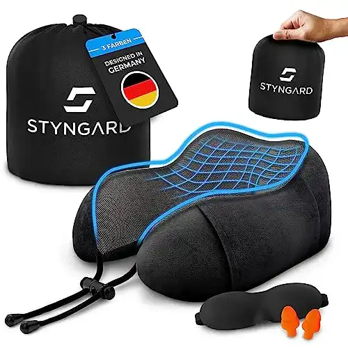 Reisekissen Styngard Nackenkissen aus Memory Foam für Reisen