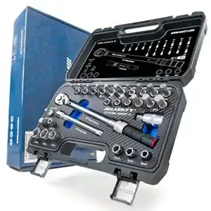 Haskyy Drehmomentschlüssel Set 3/8″ 5-60Nm für Motorräder