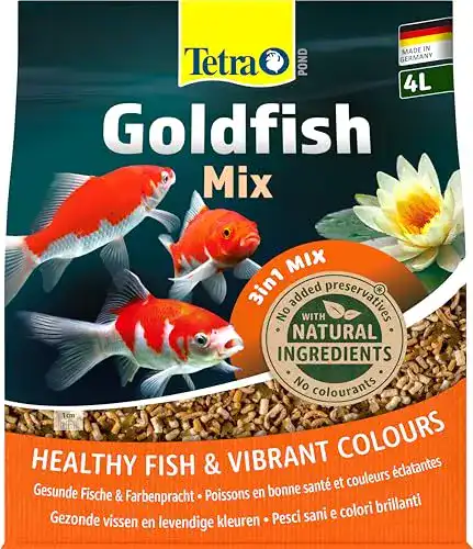 Fischfutter Tetra Pond Goldfish 3in1 Mix – Mischung aus Flocken für Teichfische