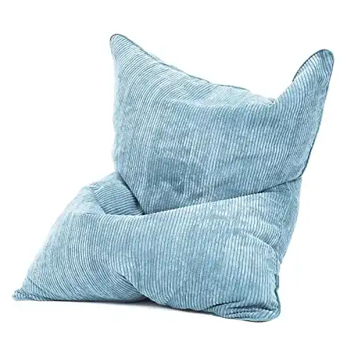 Sitzsack XXL Green Bean aus Cordstoff mit 370 Litern EPS-Perlen