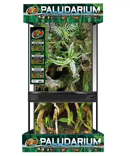 Paludarium Zoo Med Zoomed 30x30x60 cm mit 15 Litern Volumen für Reptilien und Amphibien