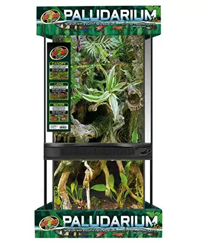 Paludarium Zoo Med Zoomed 30x30x60 cm mit 15 Litern Volumen für Reptilien und Amphibien