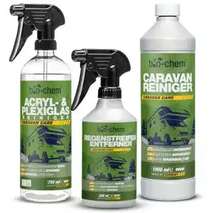 Biologisch abbaubares Autoshampoo und Caravan Pflege Set