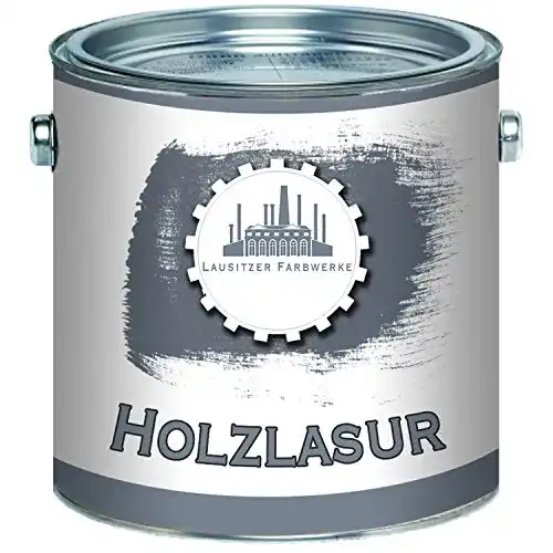 Holzlasur grau von Lausitzer Farbwerke traditionelles Holzschutzprodukt