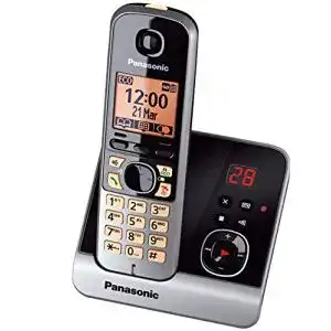 Panasonic KX-TG6722GB Duo Schnurlostelefon mit Anrufbeantworter
