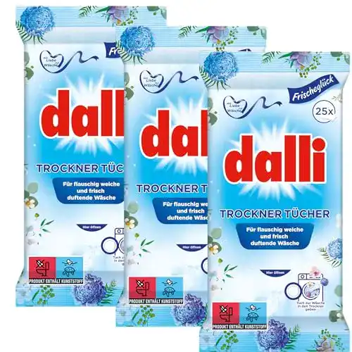 Dalli Trocknertücher für ca. 75 Trocknungsvorgänge