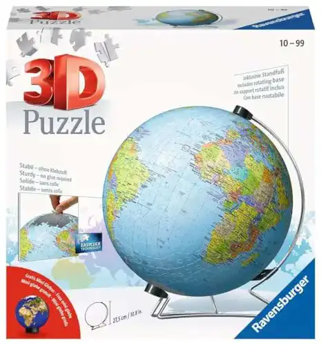 3D-Puzzle Ravensburger 11159 Globus Puzzle-Ball