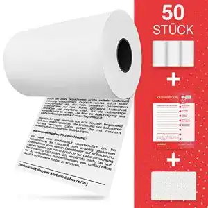 Thermorollen Licurat – EC Thermopapier mit SEPA Lastschrift