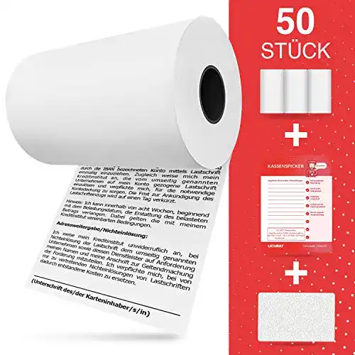 Thermorollen Licurat – EC Thermopapier mit SEPA Lastschrift