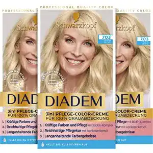 Schwarzkopf Diadem 3 in 1 Pflege-Color-Creme für Haarfarbe und Pflege