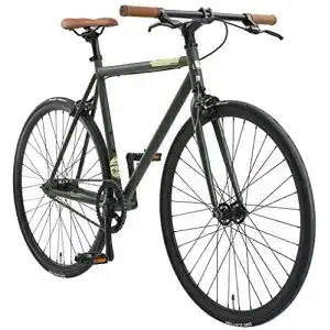 Bikestar Singlespeed Fahrrad 700C 28 Zoll City Fahrrad für Herren und Damen