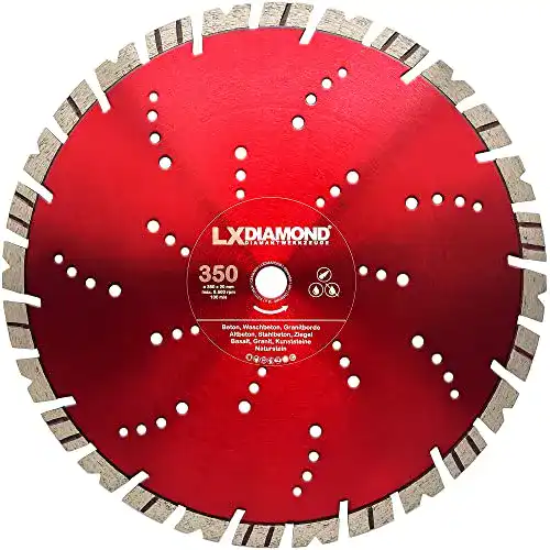 Diamanttrennscheibe 350 mm LXDIAMOND für Hartgestein und Beton