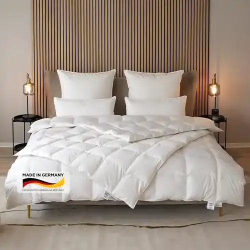 Gänsedaunendecke BEFA NATUR 135×200 cm – Made in Germany