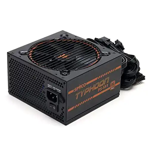 550 Watt Netzteil SPYCO Typhoon PS-551 für Gaming