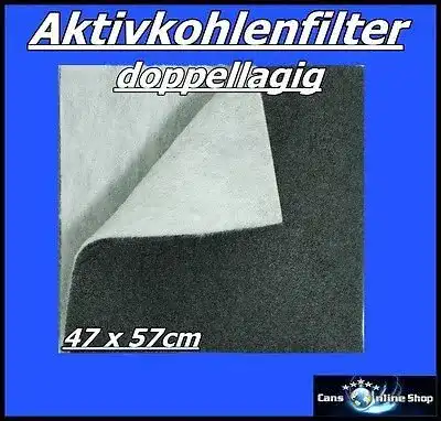 Aktivkohlefilter für Dunstabzugshauben – Universal und zuschneidbar